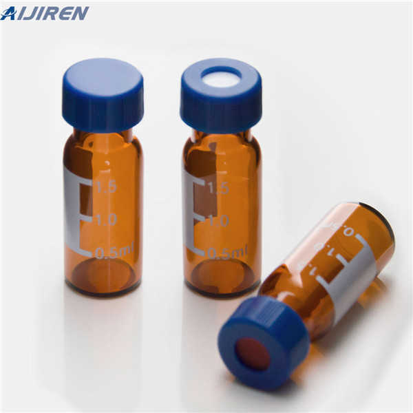 Buy clear glass vials with caps for sale for Waters HPLC